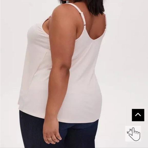 ⚘️NWOT TORRID 2X Studio Knit Button-Front Swing Cami - Picture 5 of 5